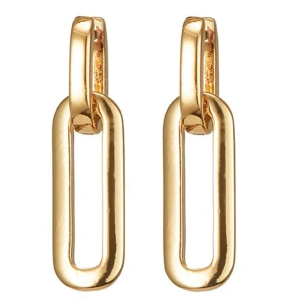 Jenny Bird Teeni Detachable Gold Link Earrings